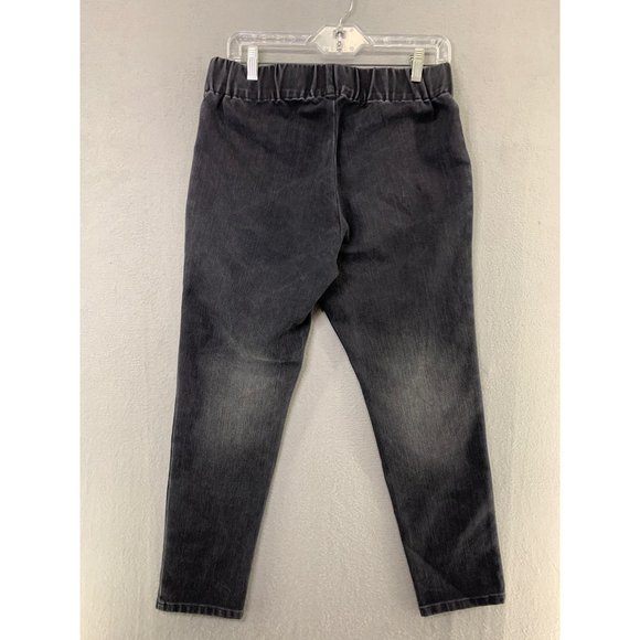 Soft Surroundings Black Mid Rise Elastic Waist Denim - Picture 5 of 9